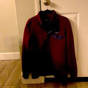 Burgundy Patagonia Sweater. Size Medium